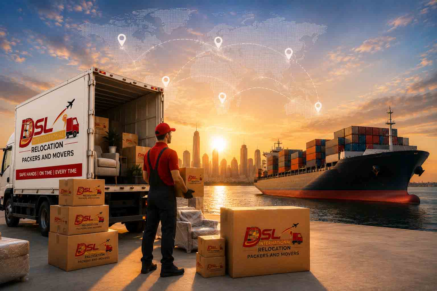 International moving service by Agarwal Packers and Movers